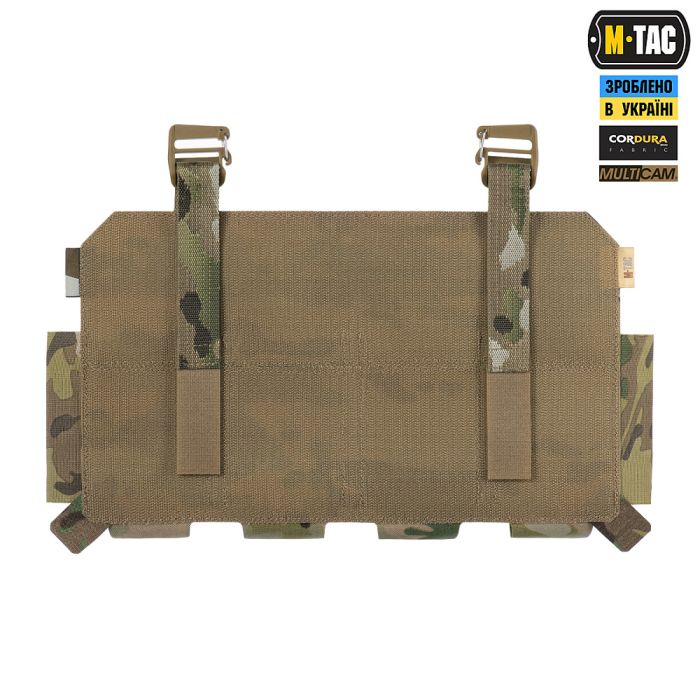 M-Tac передня панель для чохла бронежилета Sturm на 4 магазина Multicam