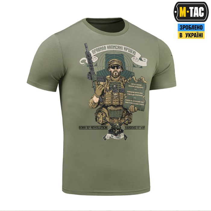 M-Tac футболка Заповіді стрільця Light Olive