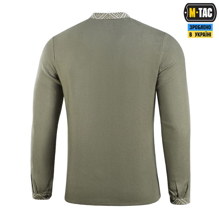 M-Tac вишиванка 100% льон тип 2 олива