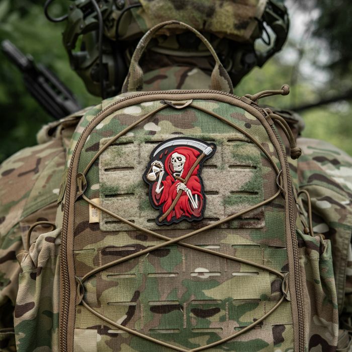 M-Tac нашивка Time PVC Black/Red