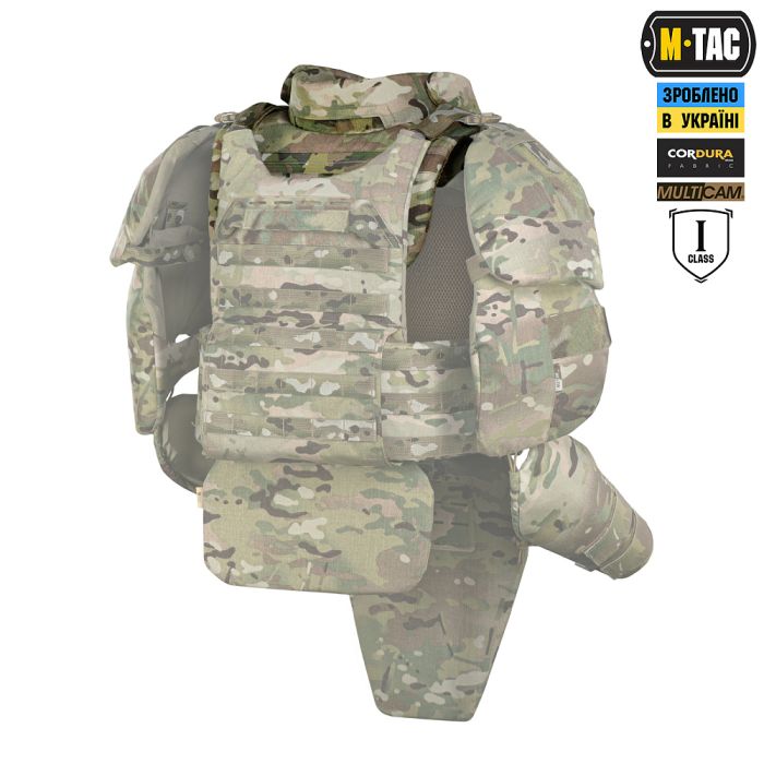 M-Tac Горжет з балістичними пакетами 1 клас захисту Elite Gen.II Multicam