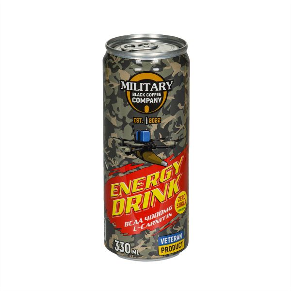 Military Black Coffee Company energy drink Вишня без цукру