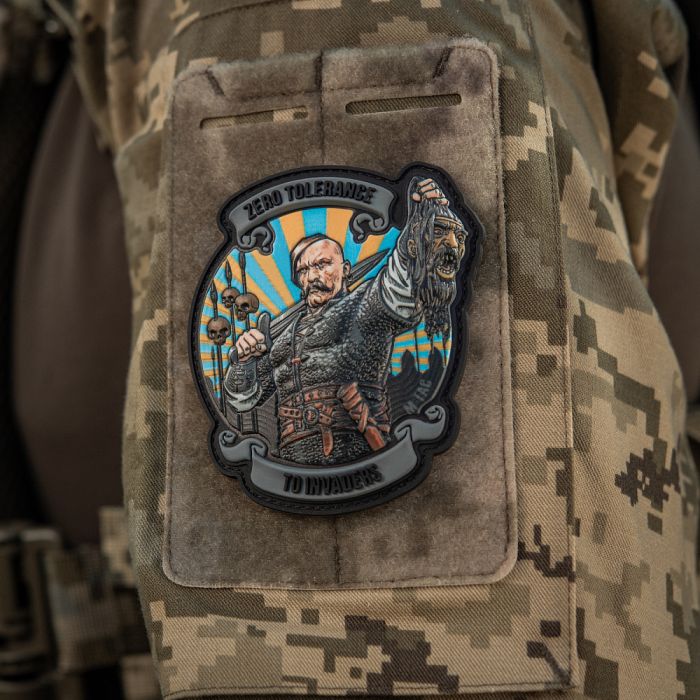 M-Tac нашивка Zero Tolerance PVC Grey