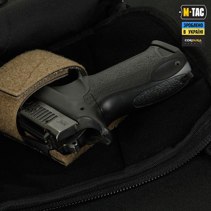 M-Tac сумка Sphaera Hardsling Bag Large з липучкою Elite Black