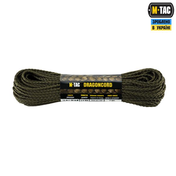 M-Tac паракорд Dragon Cord 30m OD Green