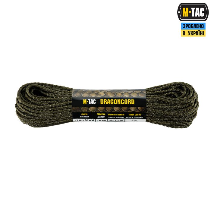 M-Tac паракорд Dragon Cord 30m OD Green