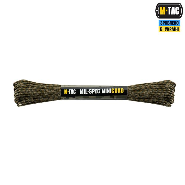 M-Tac паракорд Minicord Mil-Spec 15m Ranger Green/Coyote