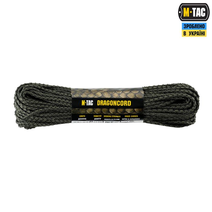 M-Tac паракорд Dragon Cord 30m Ranger Green/Black