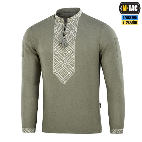 M-Tac вишиванка тактична 100% льон тип 2 олива