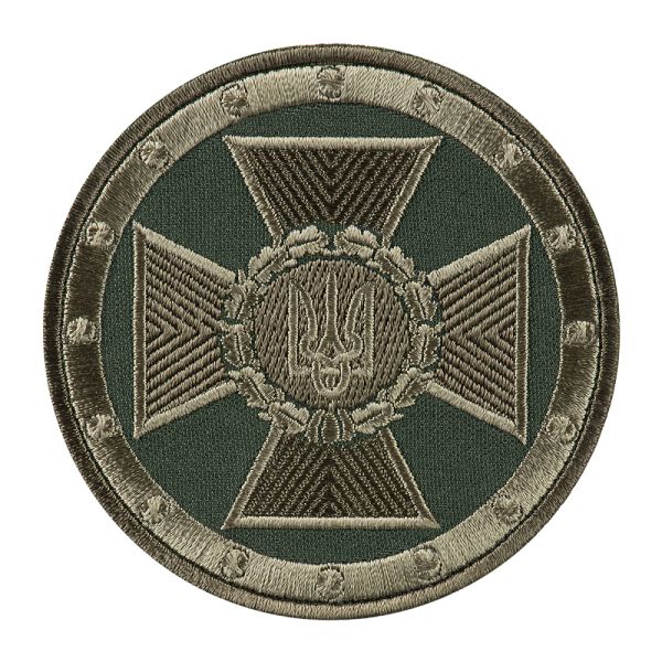 Шеврон СБУ круг хрест олива