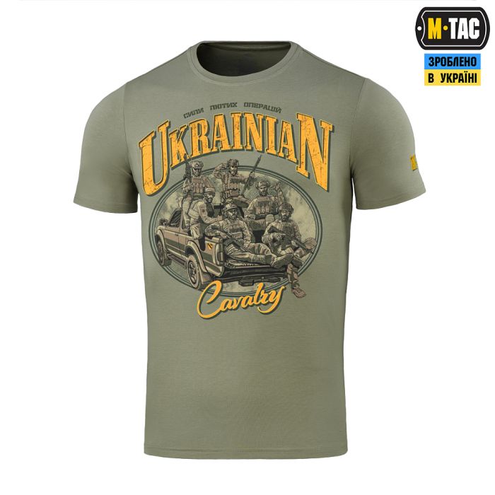 M-Tac футболка Ukrainian Cavalry Light Olive