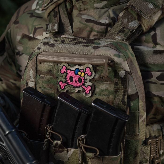 M-Tac нашивка KITTY (вишивка) Pink/Multicam
