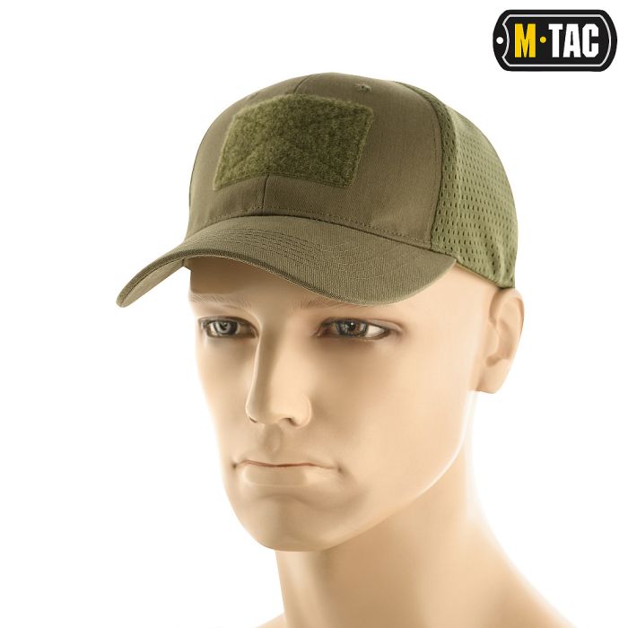 M-Tac бейсболка з липучкою і сіткою Olive