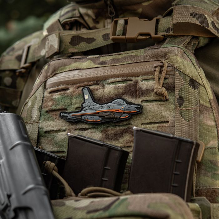 M-Tac нашивка F-16 PVC