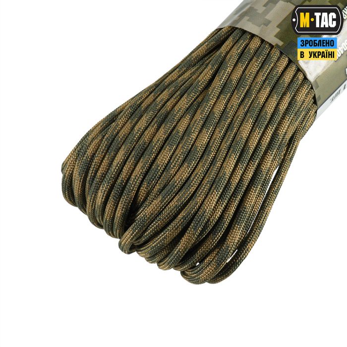 M-Tac паракорд 550 mil-spec 30m Coyote/Ranger Green