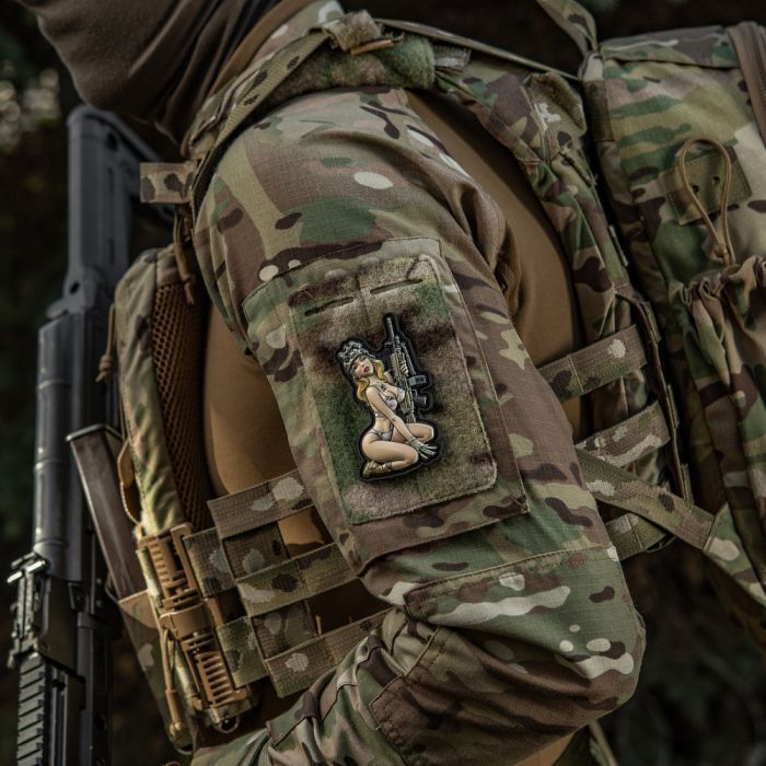 M-Tac нашивка Tactical girl №5 PVC MC