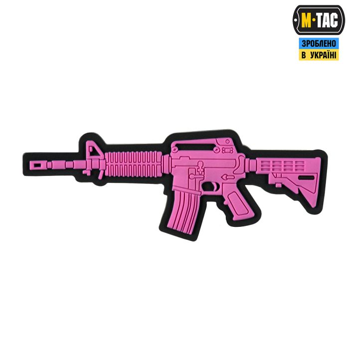 M-Tac нашивка M4A1 3D PVC Pink