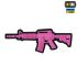 M-Tac нашивка M4A1 3D PVC Pink