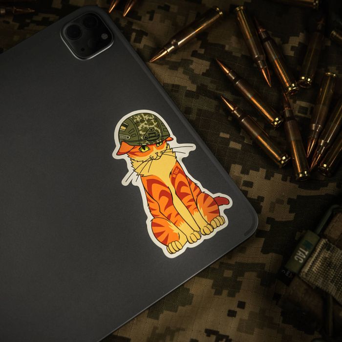 M-Tac наклейка Orange Cat