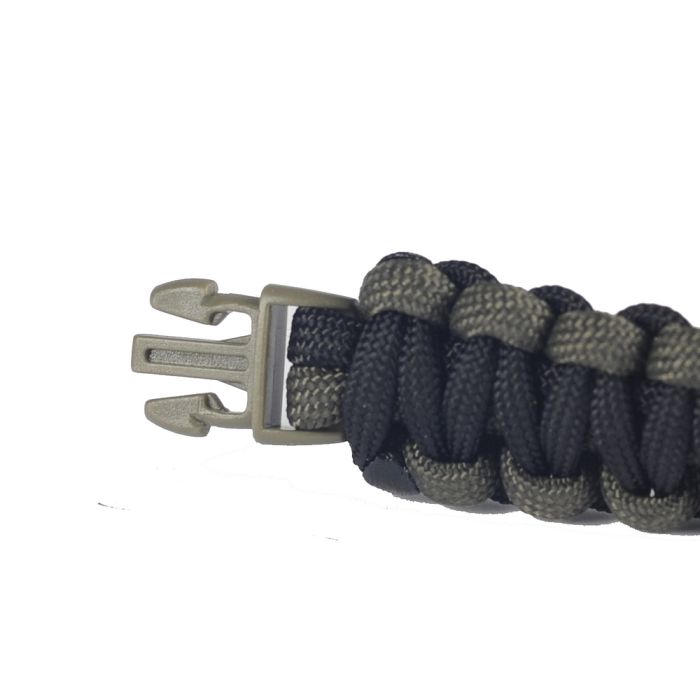 M-Tac браслет паракорд Каратель олива/чорний