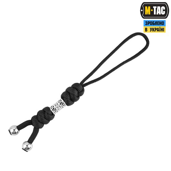 M-Tac темляк Zeus Black&Silver