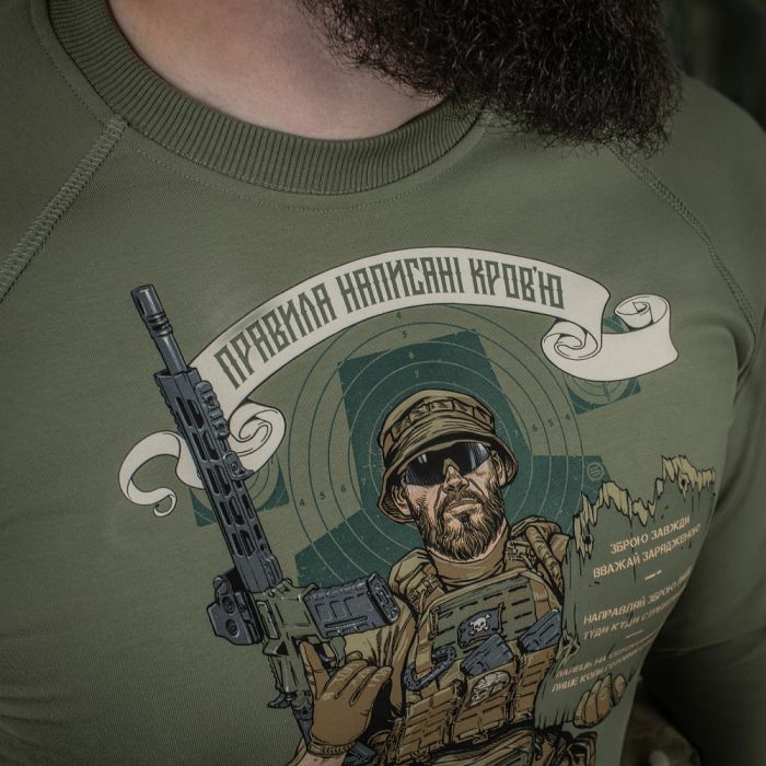 M-Tac реглан Заповіді стрільця Light Olive
