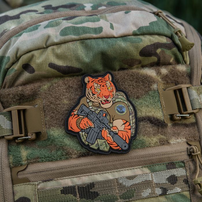 M-Tac нашивка Тигр Воєнна Розвідка України PVC