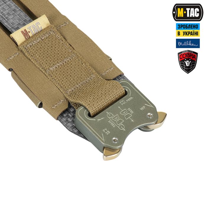 M-Tac ремінь Tiger Belt Cobra Buckle Coyote