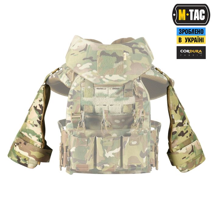 M-Tac плечовий захист з балістичними пакетами 1 клас для Cuirass QRS Multicam