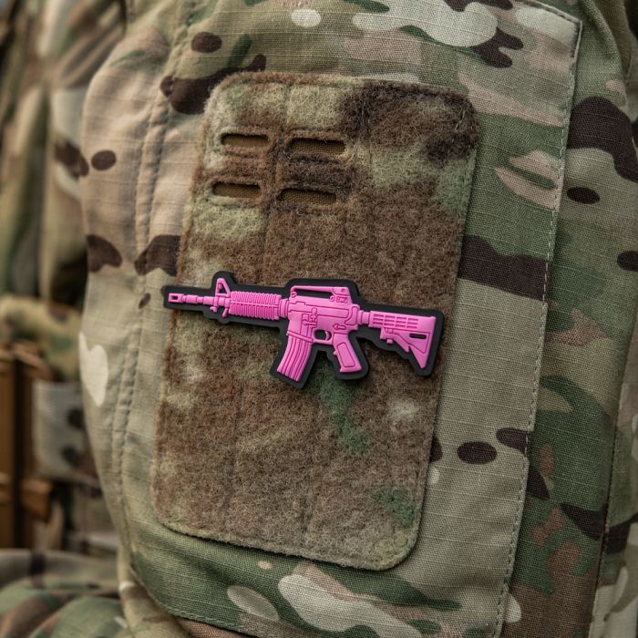 M-Tac нашивка M4A1 3D PVC Pink