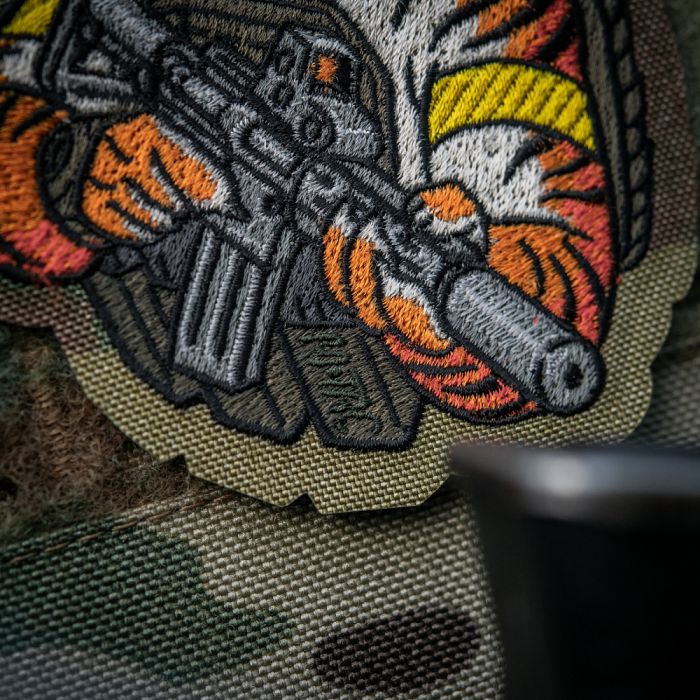 M-Tac нашивка Tiger (вишивка) Multicam/RG/Yellow