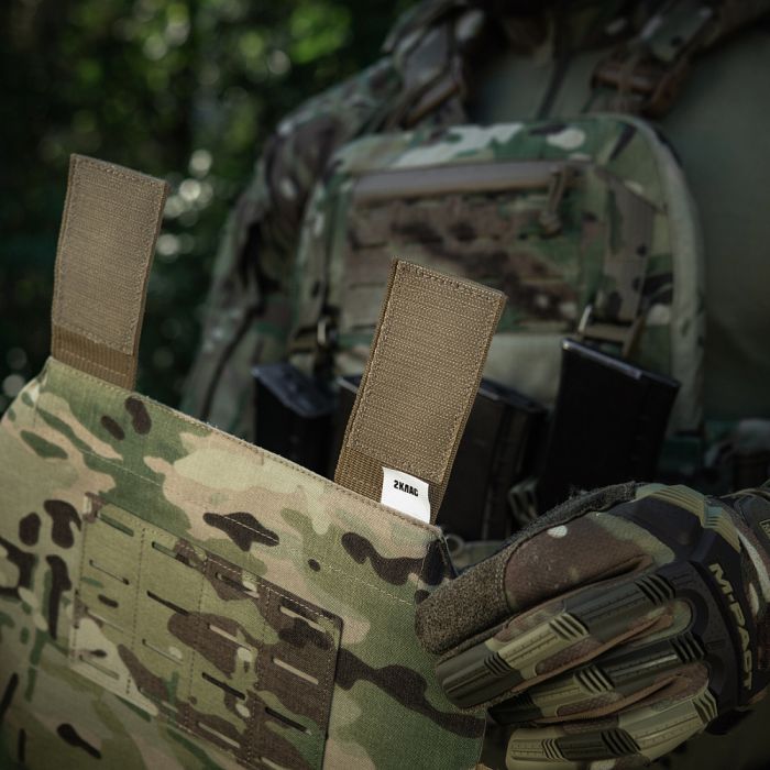 M-Tac фартух протиуламковий з балістичним пакетом 2 клас (BRONYX) Laser Cut XL Multicam