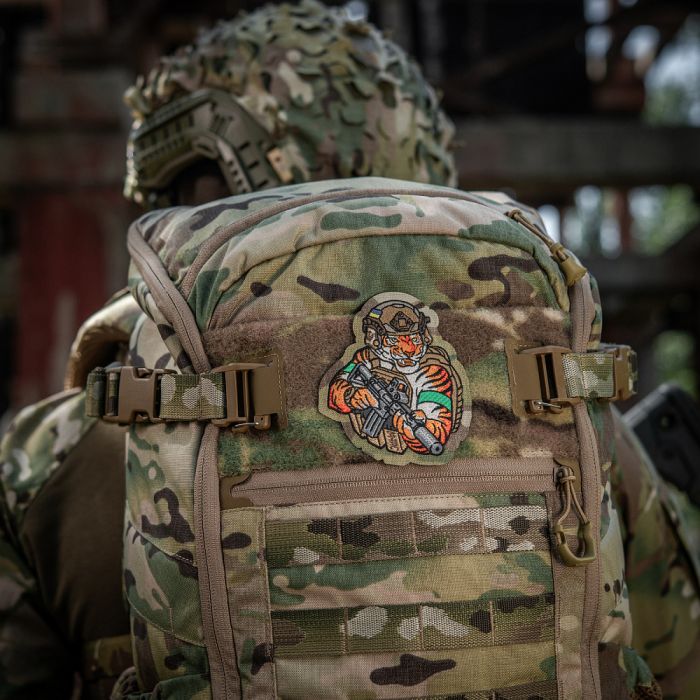 M-Tac нашивка Tiger (вишивка) Multicam/Coyote/Green