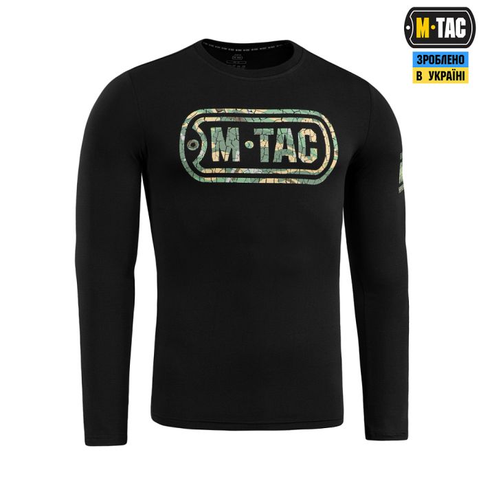 M-Tac футболка Logo довгий рукав Black