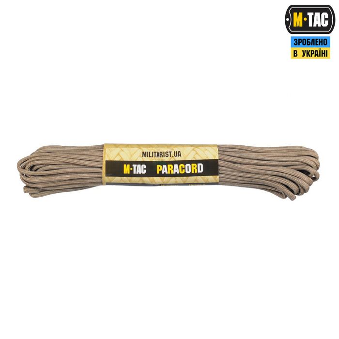 M-Tac паракорд 550 type III Foliage/Tan Stripe 15м