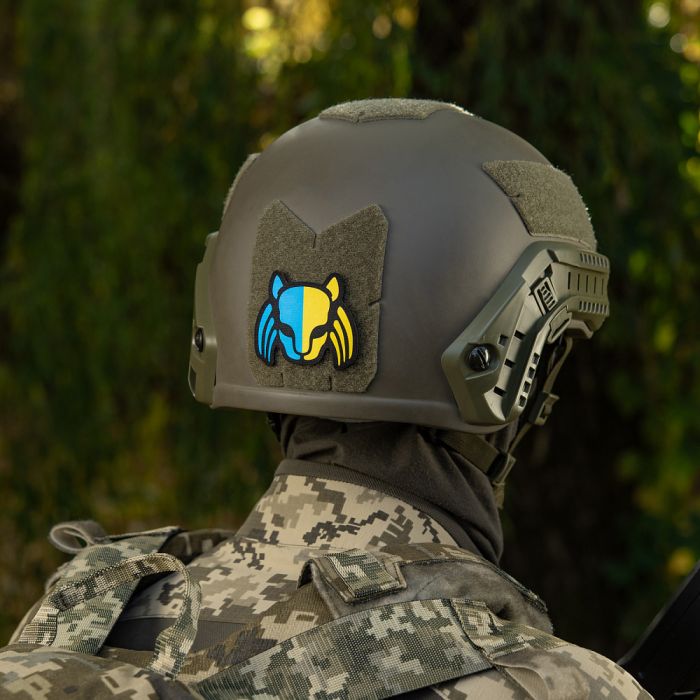 M-Tac нашивка Cat Predator Black/Yellow/Blue