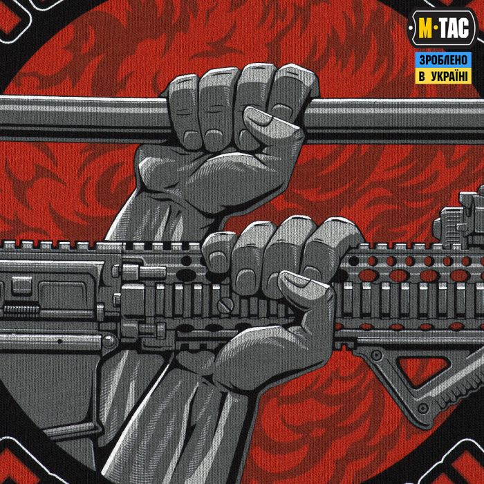 M-Tac футболка Train Hard Oversized Cotton Hard Black