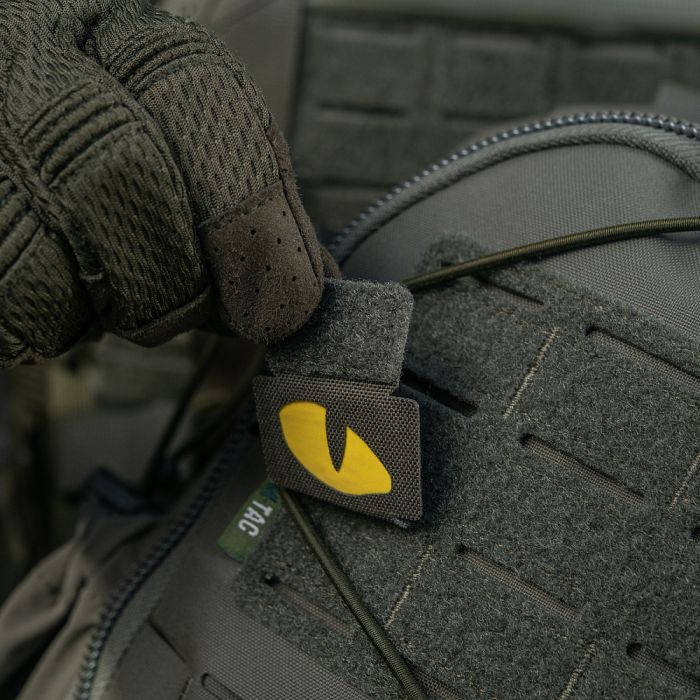 M-Tac нашивка Tiger Eyes Laser Cut (пара) Ranger Green/Yellow/GID