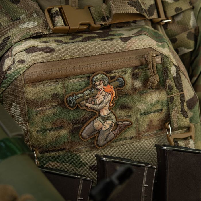 M-Tac нашивка Tactical girl №10 PVC Skandinavik