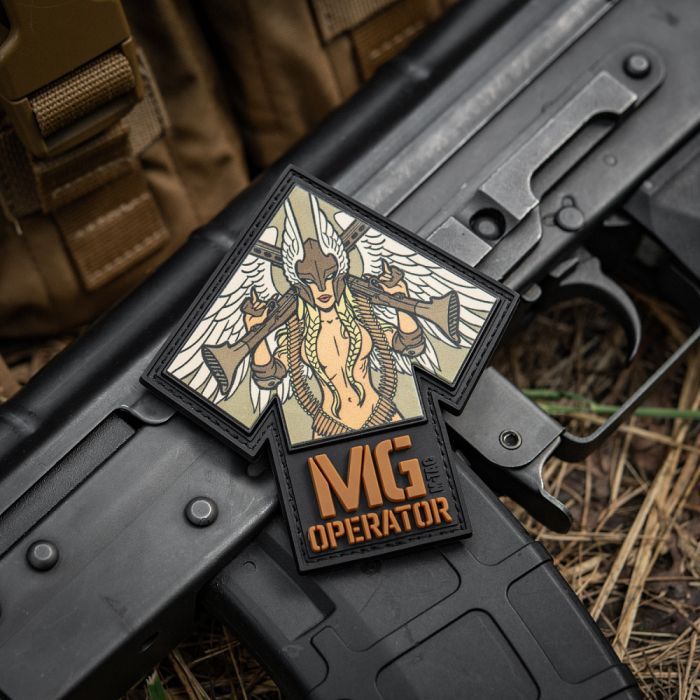 M-Tac нашивка MG Operator PVC друк Black/Coyote
