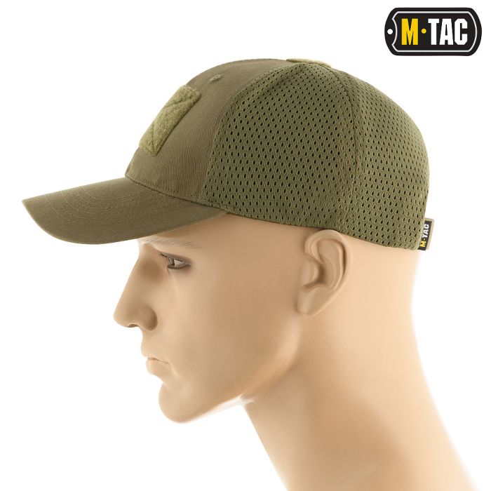M-Tac бейсболка з липучкою і сіткою Olive