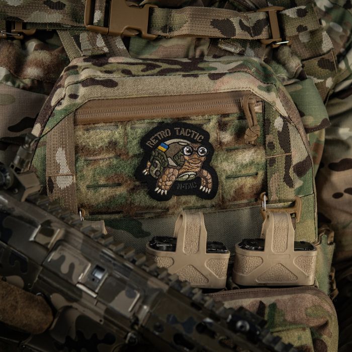 M-Tac нашивка Retro Tactic (вишивка) Black