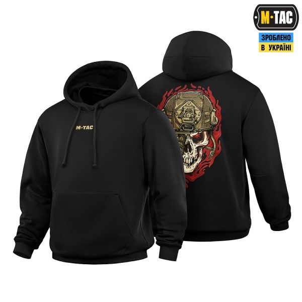 M-Tac кофта Hoodie Worn to the bone Oversize Hard Black