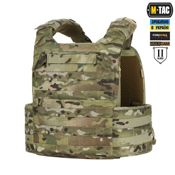 M-Tac плитоноска Cuirass Elite Gen.II 2 клас захисту (розмір плити M) Multicam