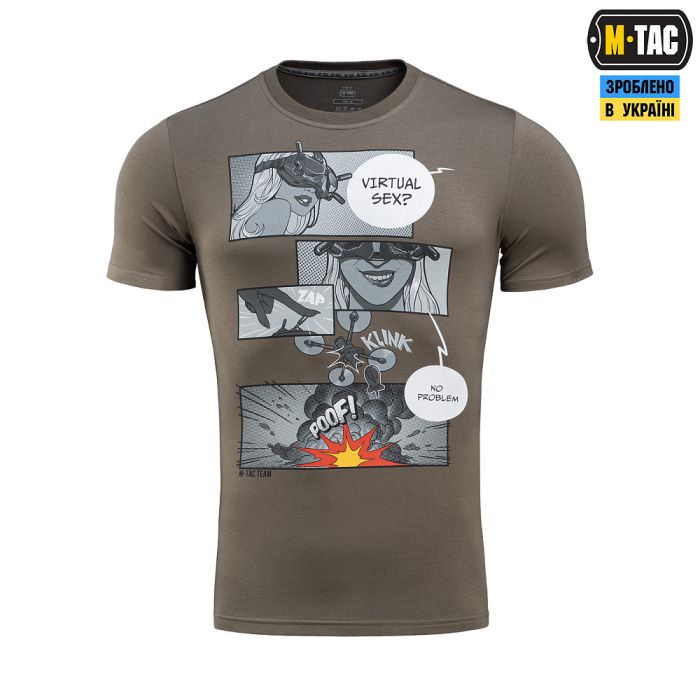 M-Tac футболка Comics Drone Girl Dark Olive