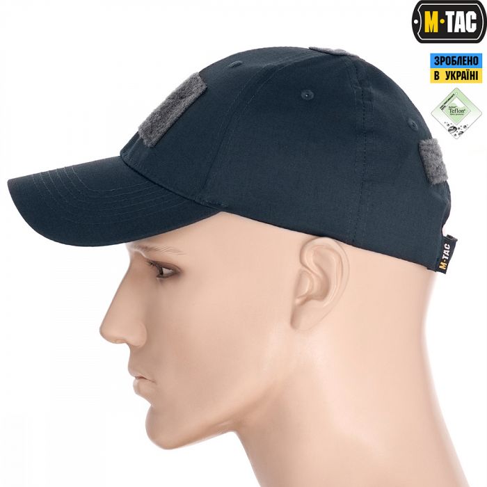 M-Tac бейсболка з липучкою Flex ріп-стоп Dark Grey