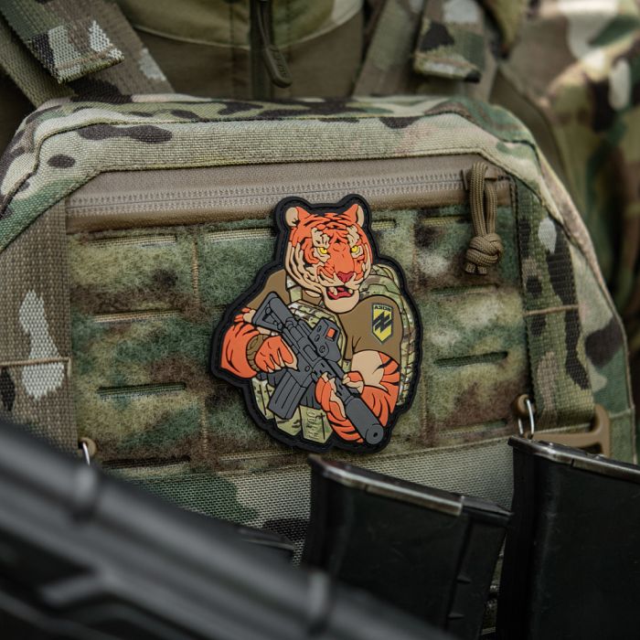 M-Tac нашивка Тигр Азов PVC