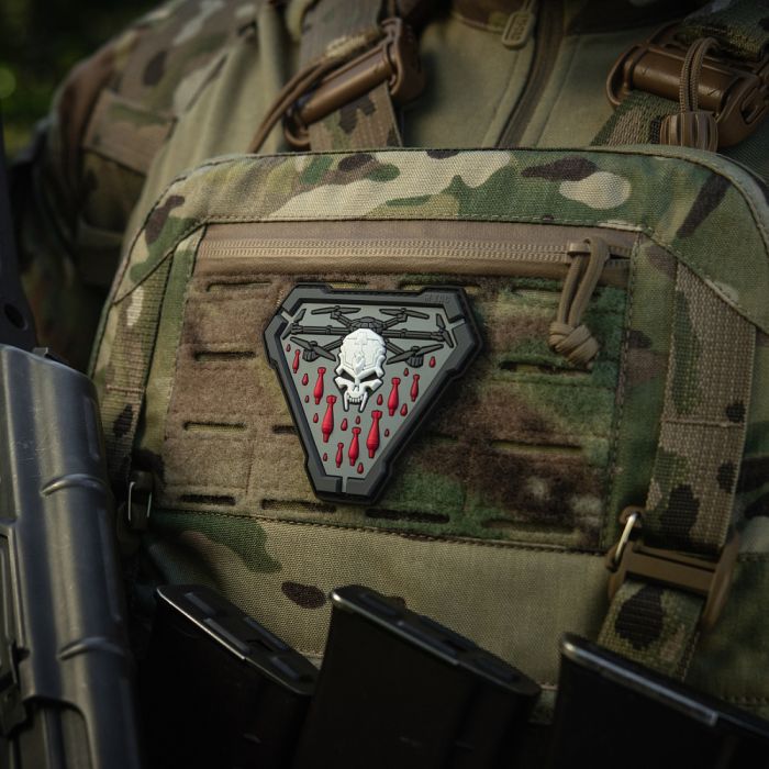 M-Tac нашивка Vampir PVC Black/Grey