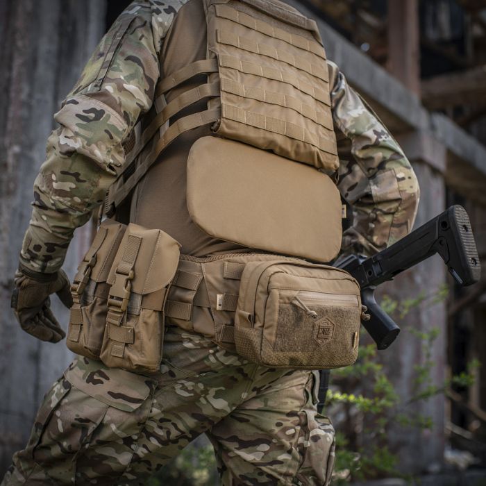M-Tac захист попереку з балістичним пакетом 1 клас X-Large для Cuirass QRS Coyote
