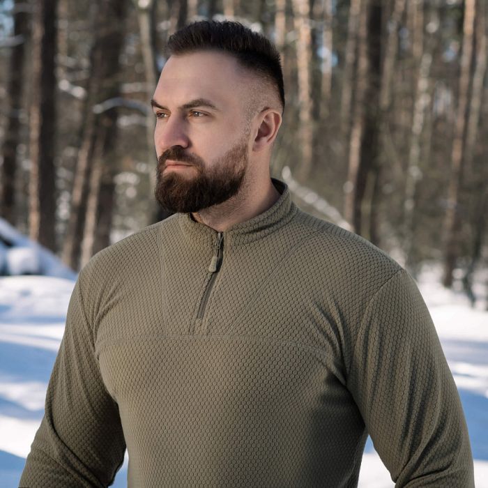 M-Tac термосорочка фліс Delta Level 2 Hex Tan